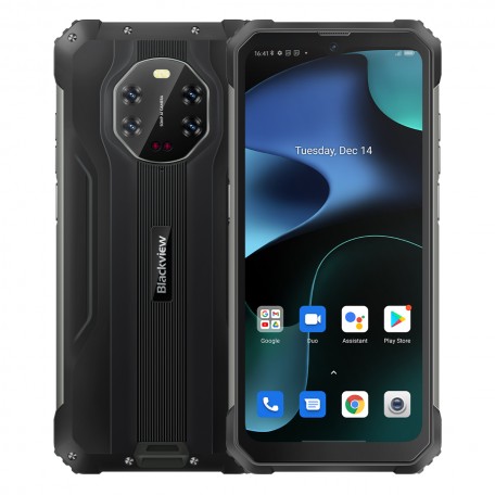 Blackview Smart Phone 6.58 inch Rugged Phone with 8+128G and 8380 mah Battery support 33w fast charge Blackview BV8800