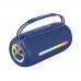 MKTEL BOOMS360 2400mAh about 5 hours BTV5.3 6965E ABS + Spray Painting + Fabric Mesh + Silicone BT TF USB AUX FM TWS RGB Speaker