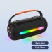 MKTEL BOOMS360 2400mAh about 5 hours BTV5.3 6965E ABS + Spray Painting + Fabric Mesh + Silicone BT TF USB AUX FM TWS RGB Speaker