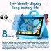 MKTEL T72 Kids Tablet 7inch WIFI version 1+16GB Android 8.1 2+2MP Camera with Vibration motor 2200mAh polymer battery 5V-1A white digital cable Tablet PC