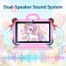 MKTEL T72 Kids Tablet 7inch WIFI version 1+16GB Android 8.1 2+2MP Camera with Vibration motor 2200mAh polymer battery 5V-1A white digital cable Tablet PC