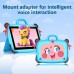 MKTEL T72 Kids Tablet 7inch WIFI version 1+16GB Android 8.1 2+2MP Camera with Vibration motor 2200mAh polymer battery 5V-1A white digital cable Tablet PC