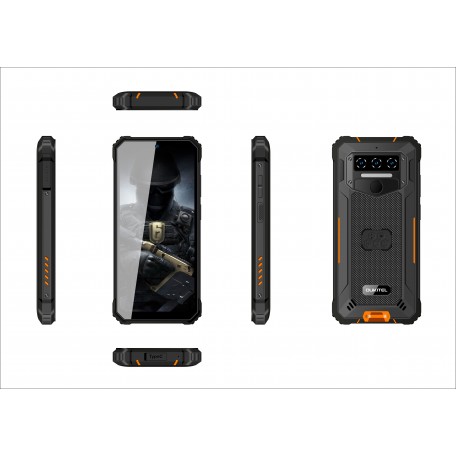OUKITE Rugged Smartphone 6.52" HD+ 10600 mAh 4GB+64GB Android 13 Mobile Phones MT6765 13MP NFC Cell Phone OUKITE WP23